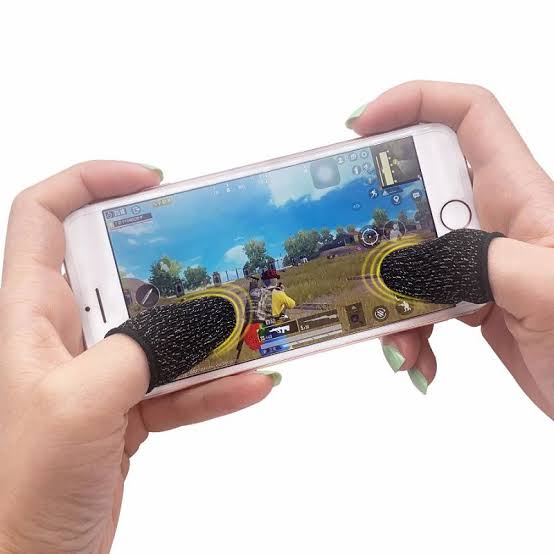 2 Pcs(1 Pair) PUBG Mobile Trigger Thumb Gloves (Random Color)