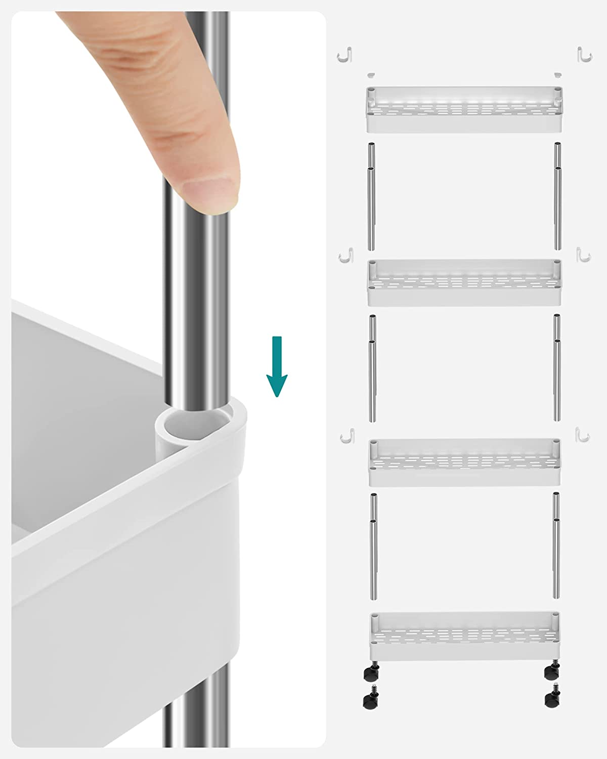 4-Tier Slide Out Storage