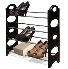 4 Layer Stackable Shoe Rack