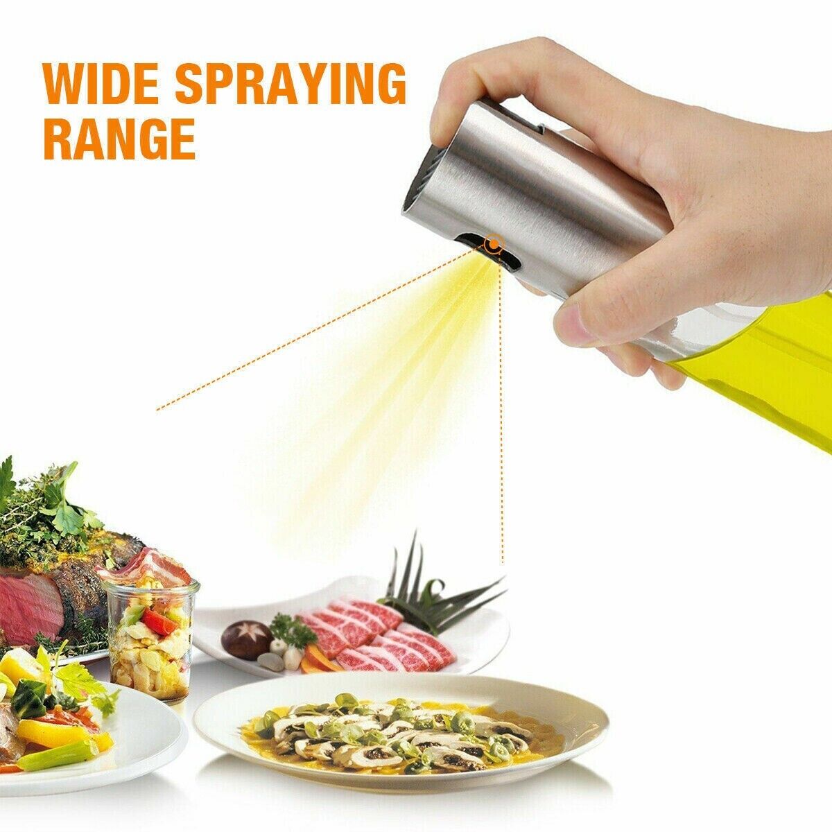 Olive Oil Sprayer Mister, Portable Spray Bottle Oil Sprayer For Cooking & Baking