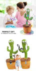 DANCING CACTUS TOY REPEAT TALKING USB CHARGING CAN SING RECORD CACTUS BAILARÍN DANSANT KIDS EDUCATION TOYS BIRTHDAY PRESENT