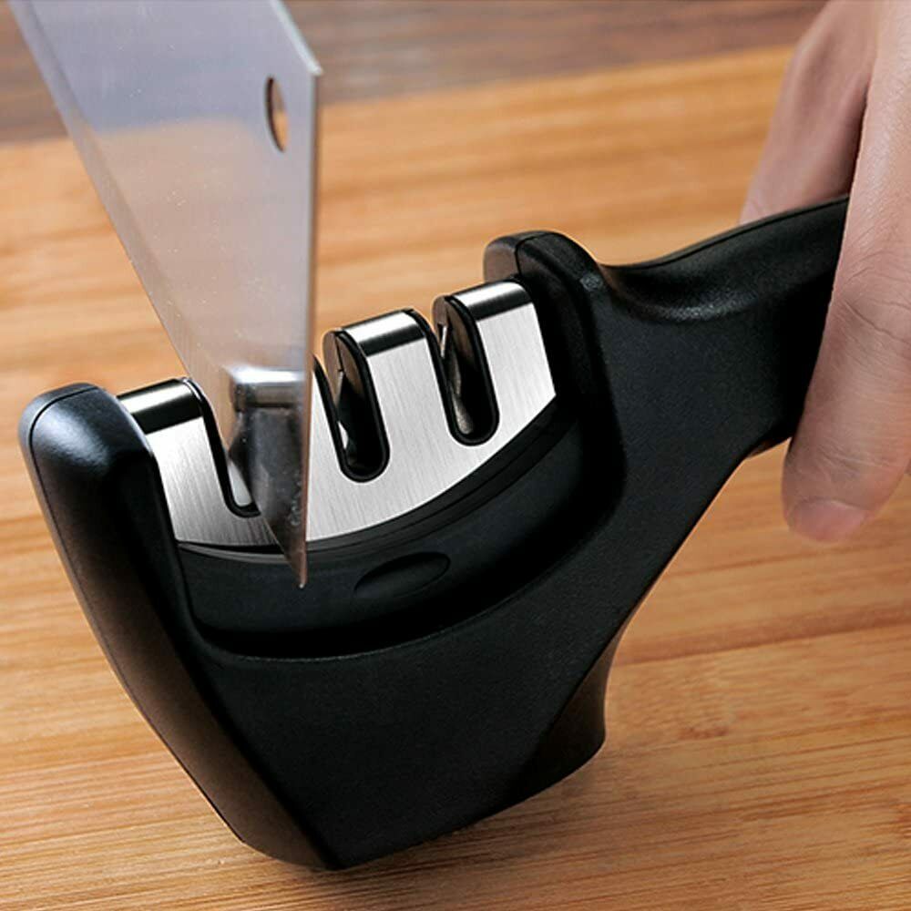 KNIFE SHARPENER Ceramic Tungsten Kitchen Knives Blade